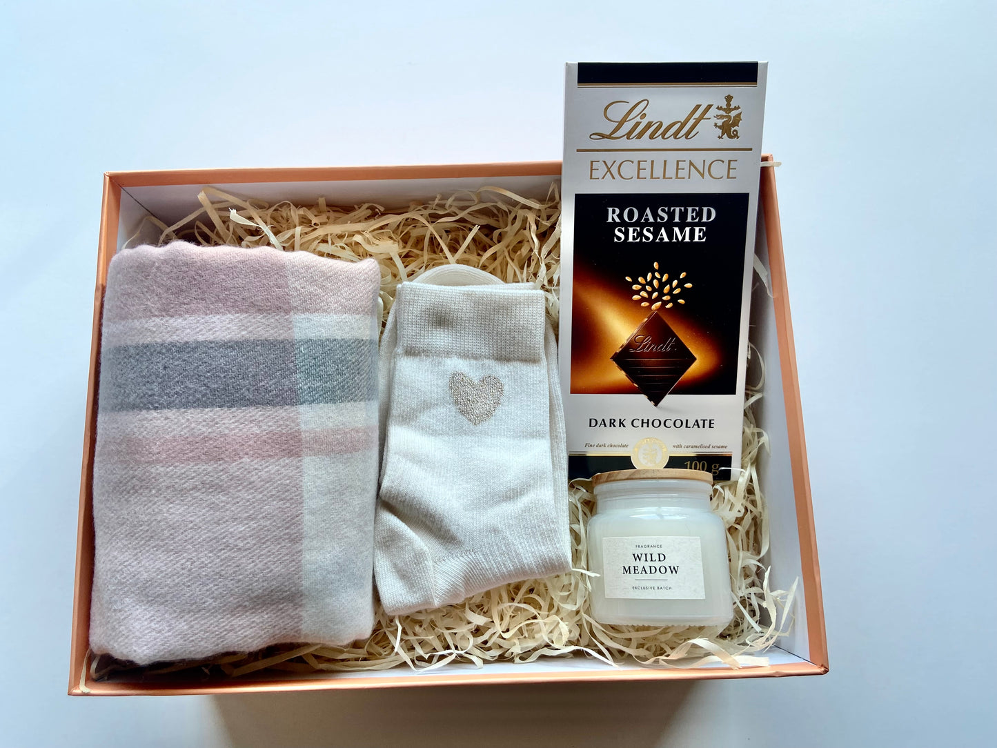 Winter scarf & socks gift box - for her