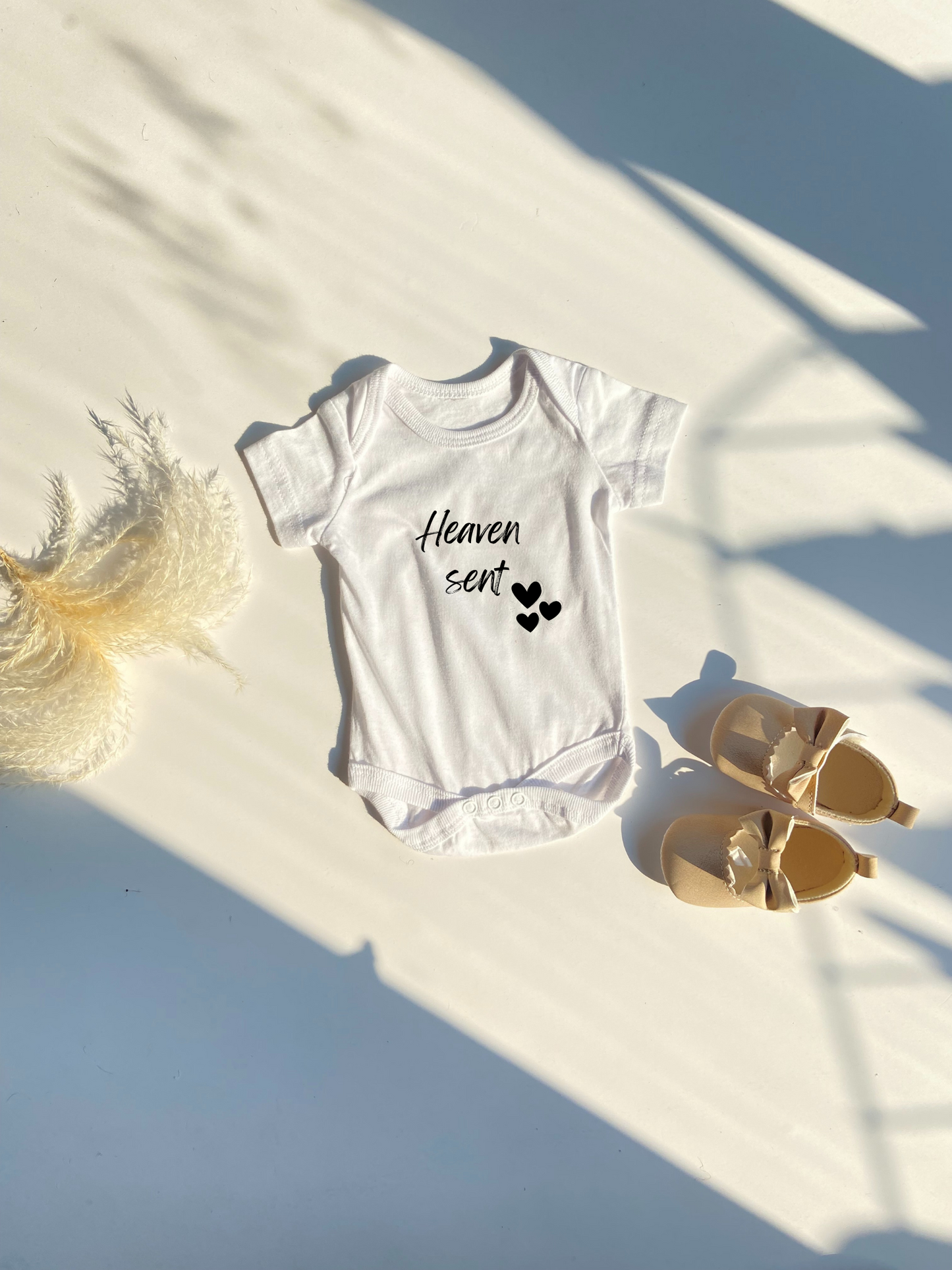 Baby vest - heaven sent