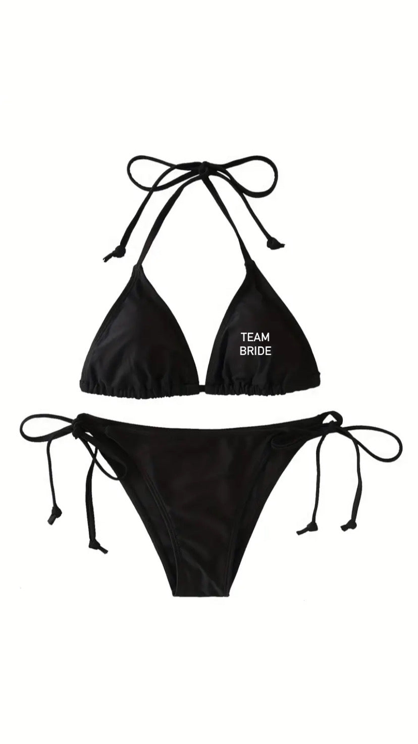 Bride bikini - black