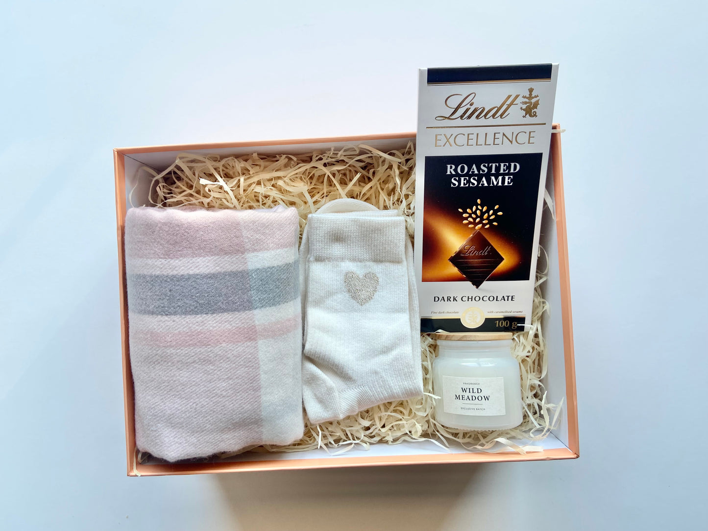 Winter scarf & socks gift box - for her