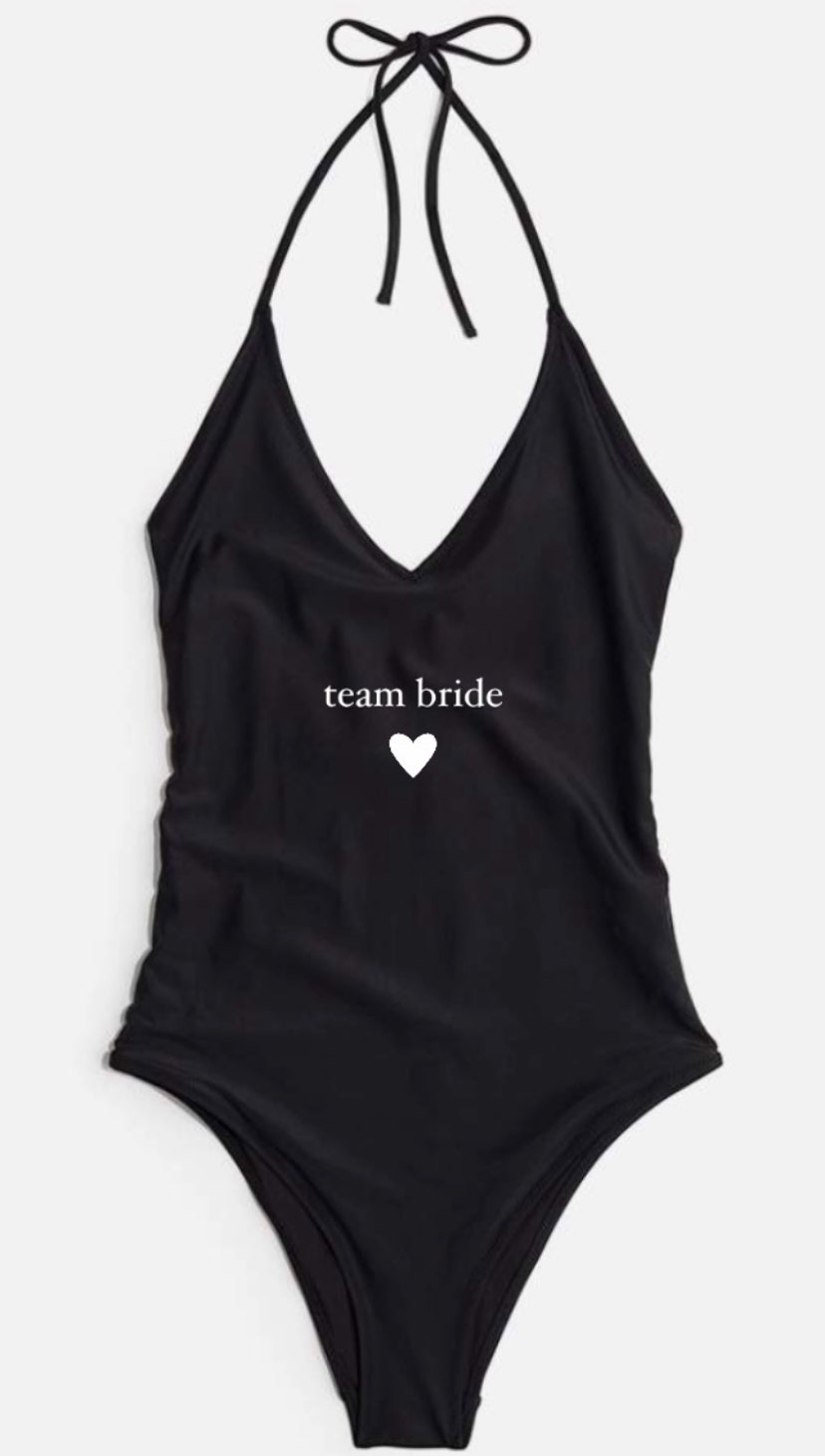Bride swimsuit - black