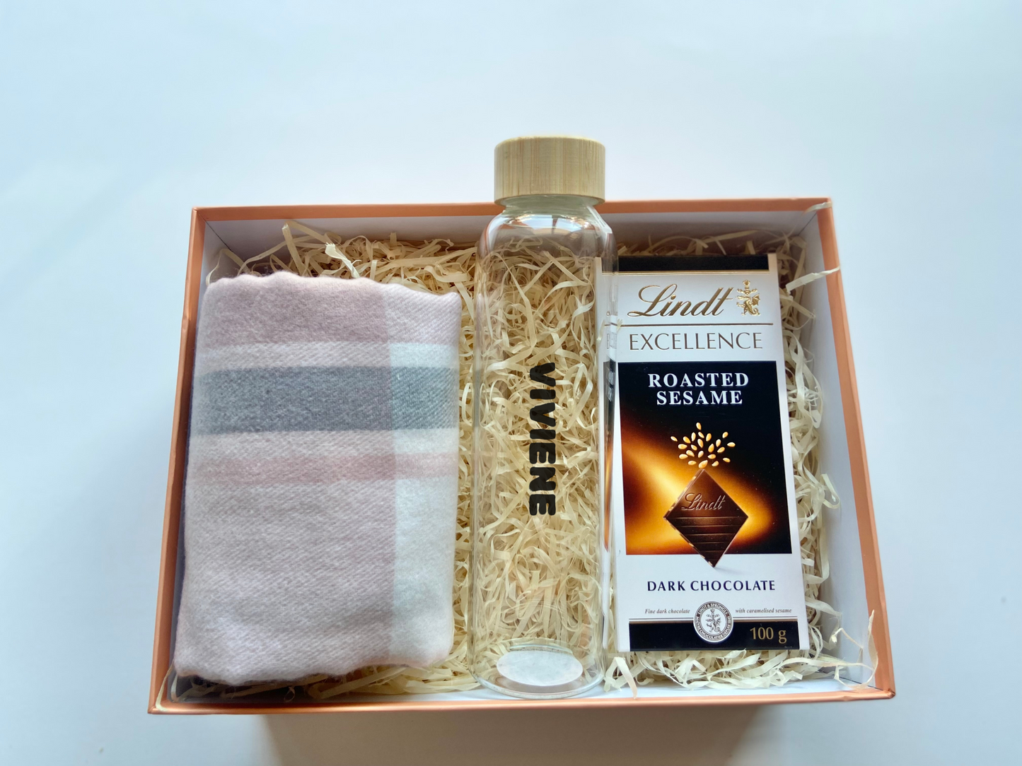 Scarf & water bottle gift box for her