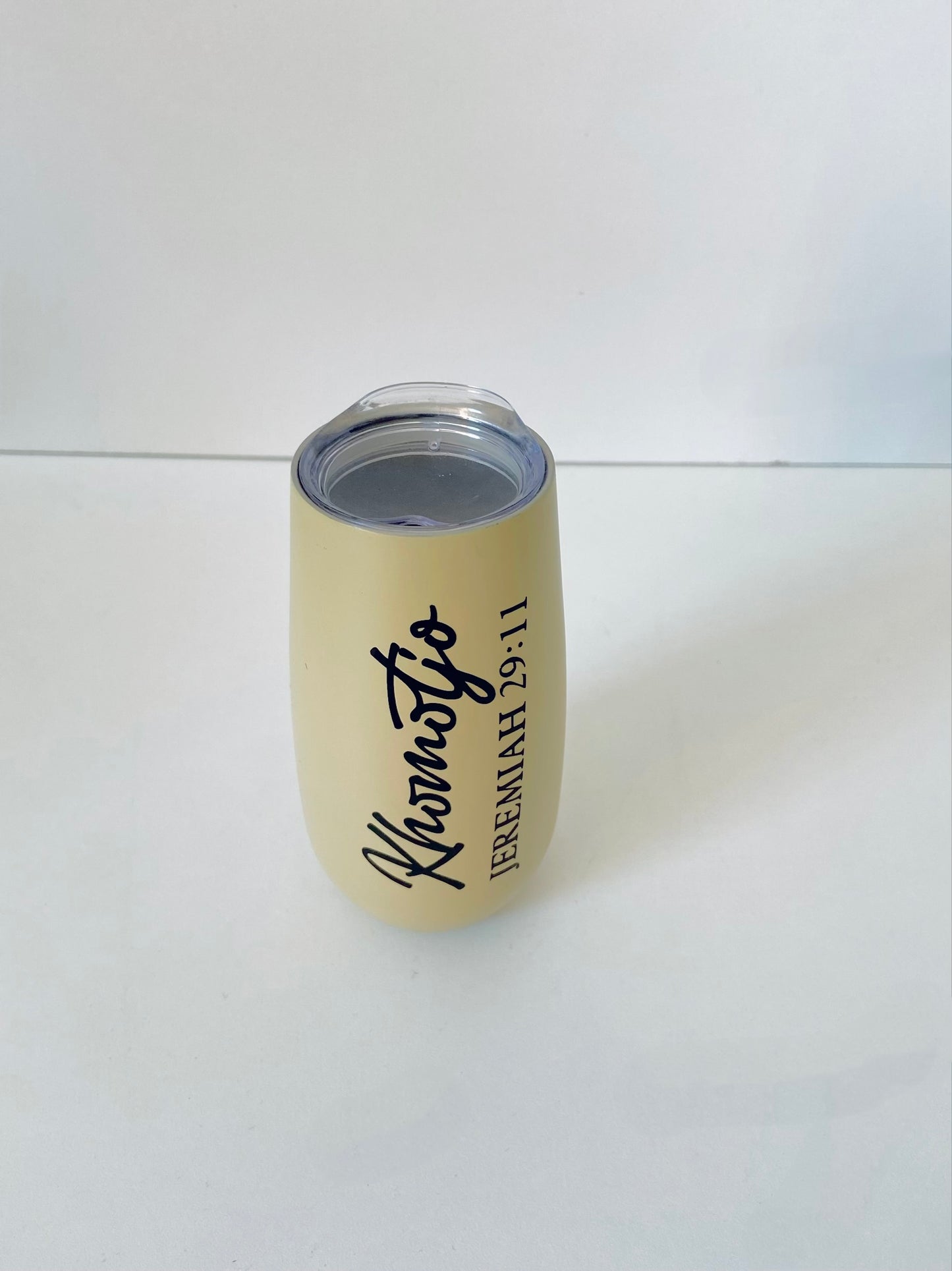 Stemless flute travel flask