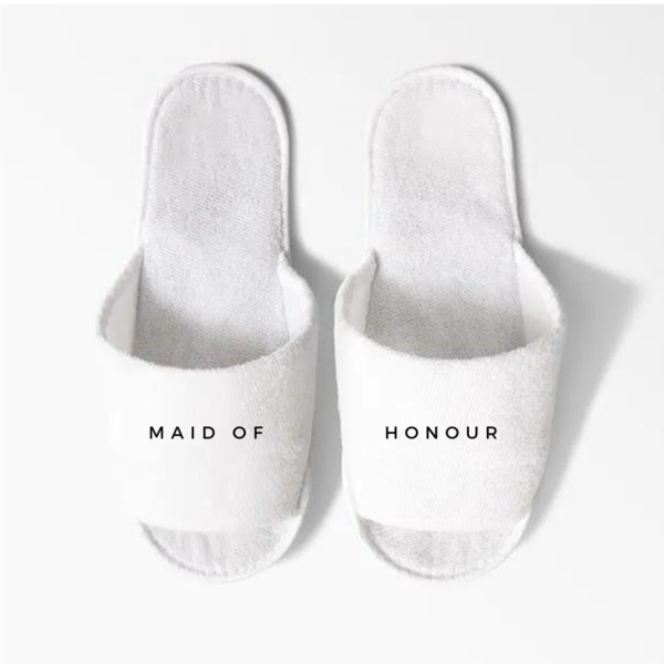 Slippers - maid of honour