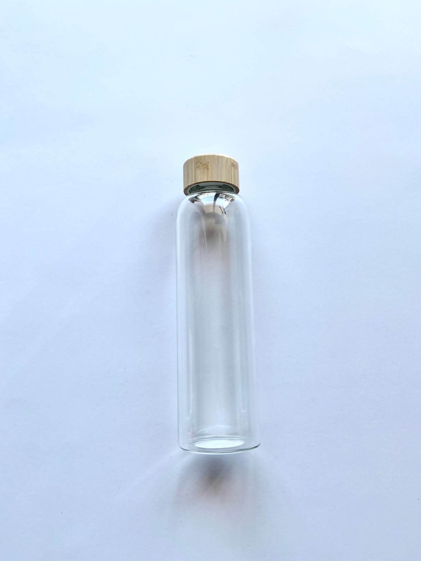 Glass water bottle
