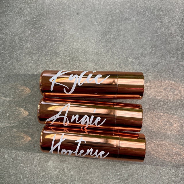 Rose gold lip balm
