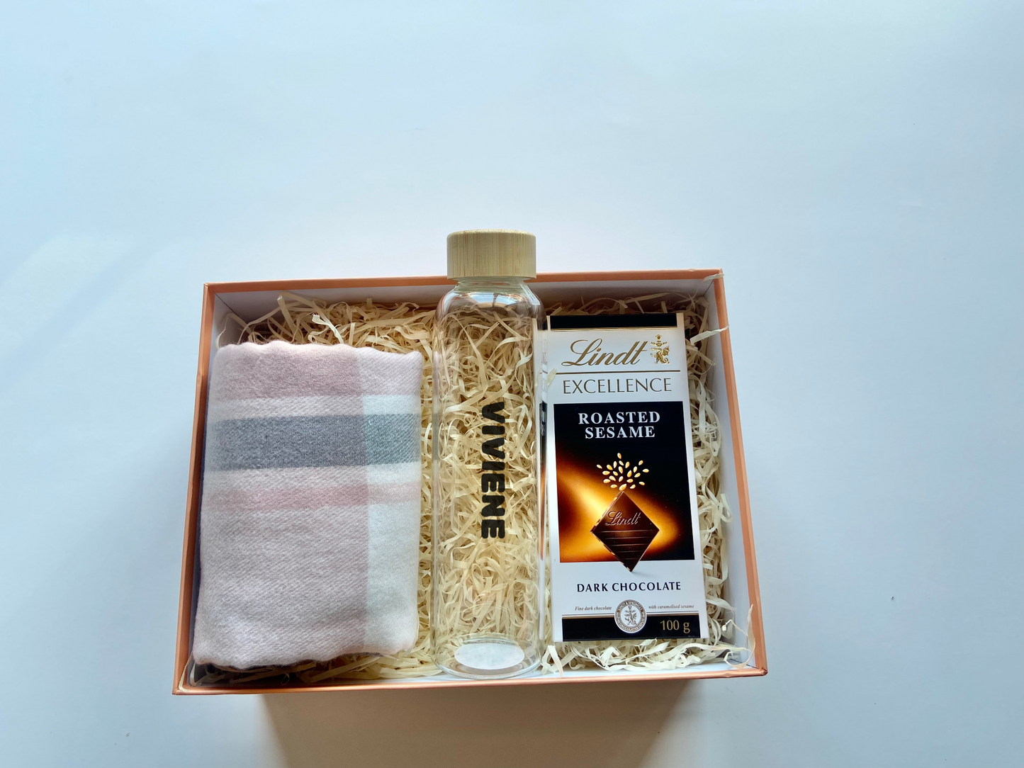 Scarf & water bottle gift box for her