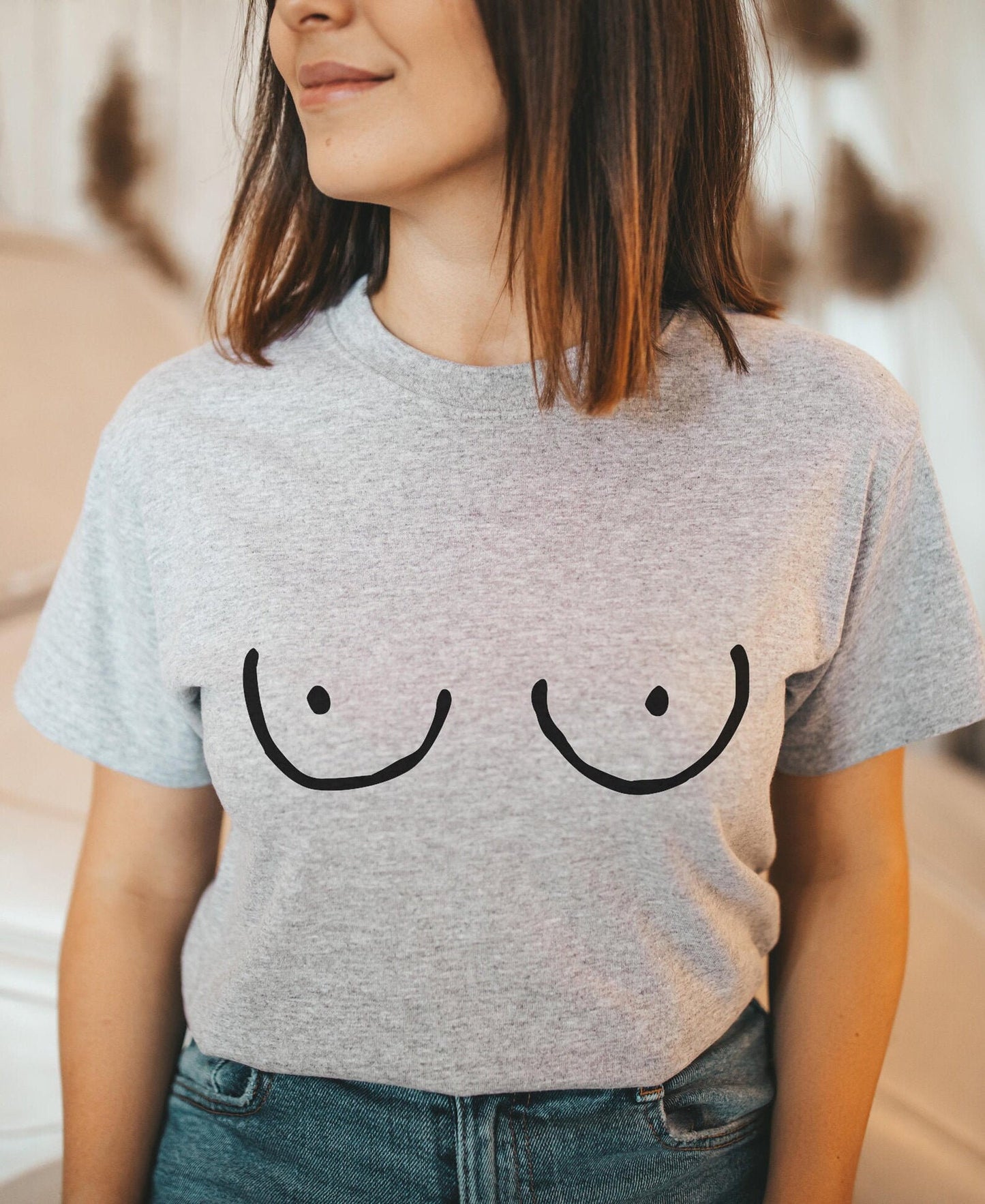 Boobies T-Shirt - Breast cancer awareness