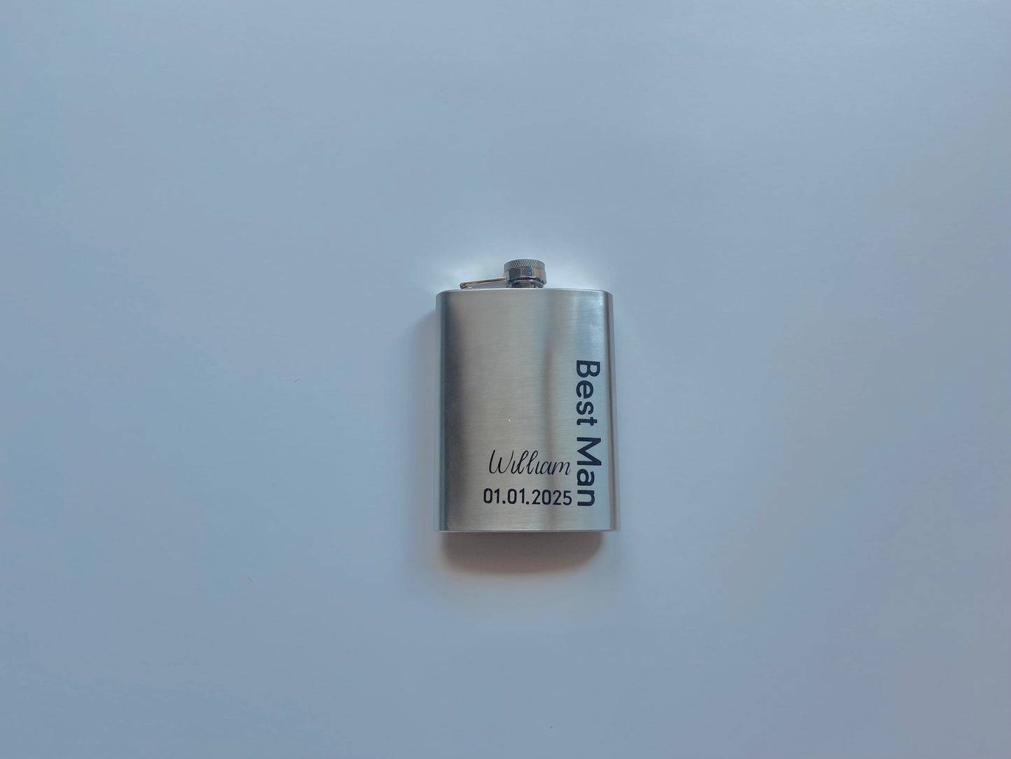 Personalised whiskey flask