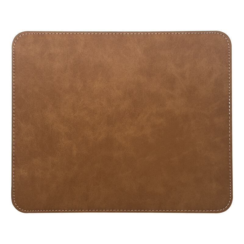 Luxury vegan leather mouse pad