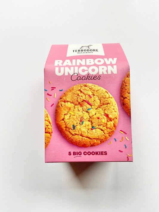 Terbodore Rainbow Unicorn cookies