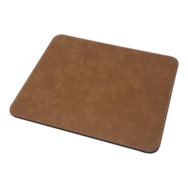 Luxury vegan leather mouse pad