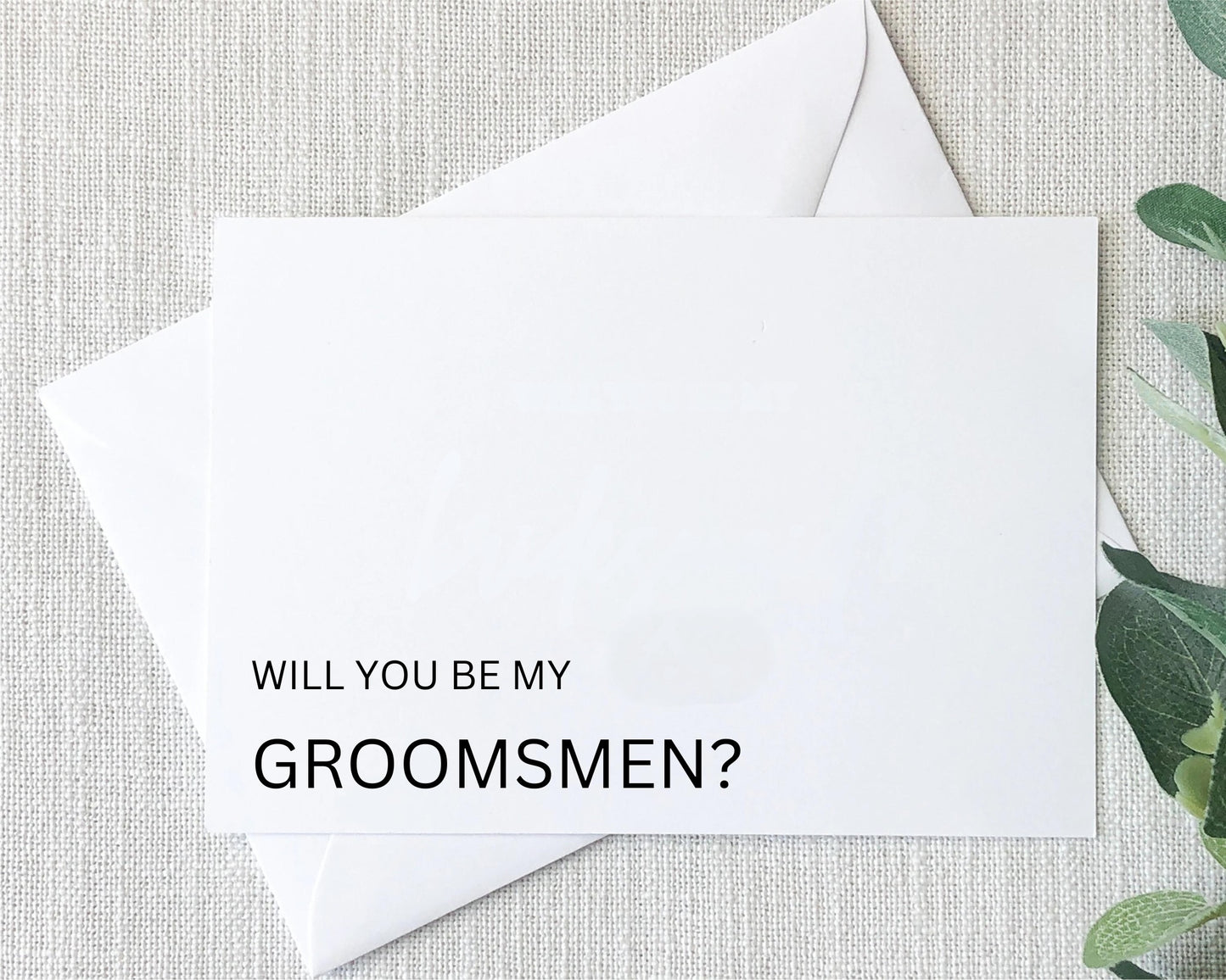 Post card- Groomsmen proposal