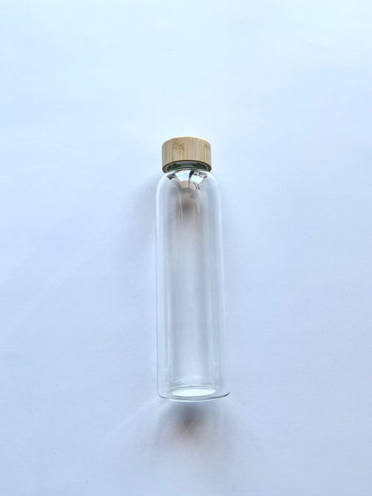 Glass water bottle