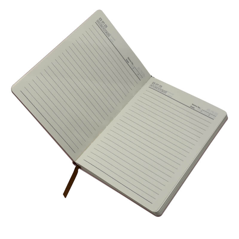 Luxury vegan leather bound notebook