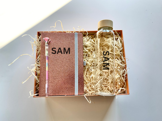 Journal & Water Bottle Box