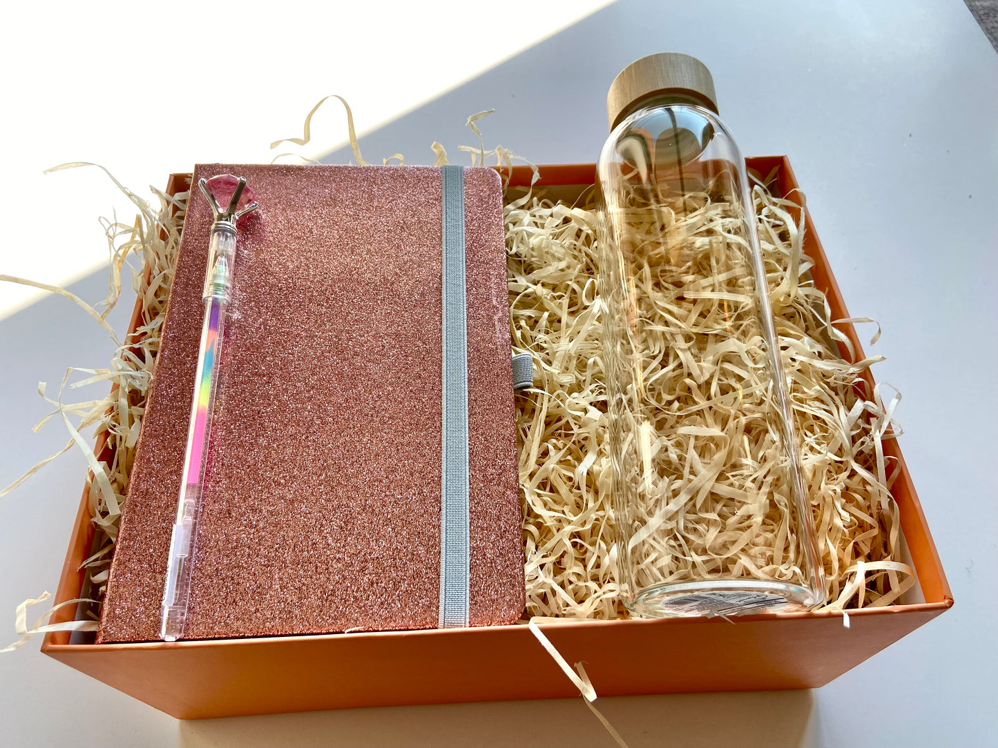 Journal & Water Bottle Box