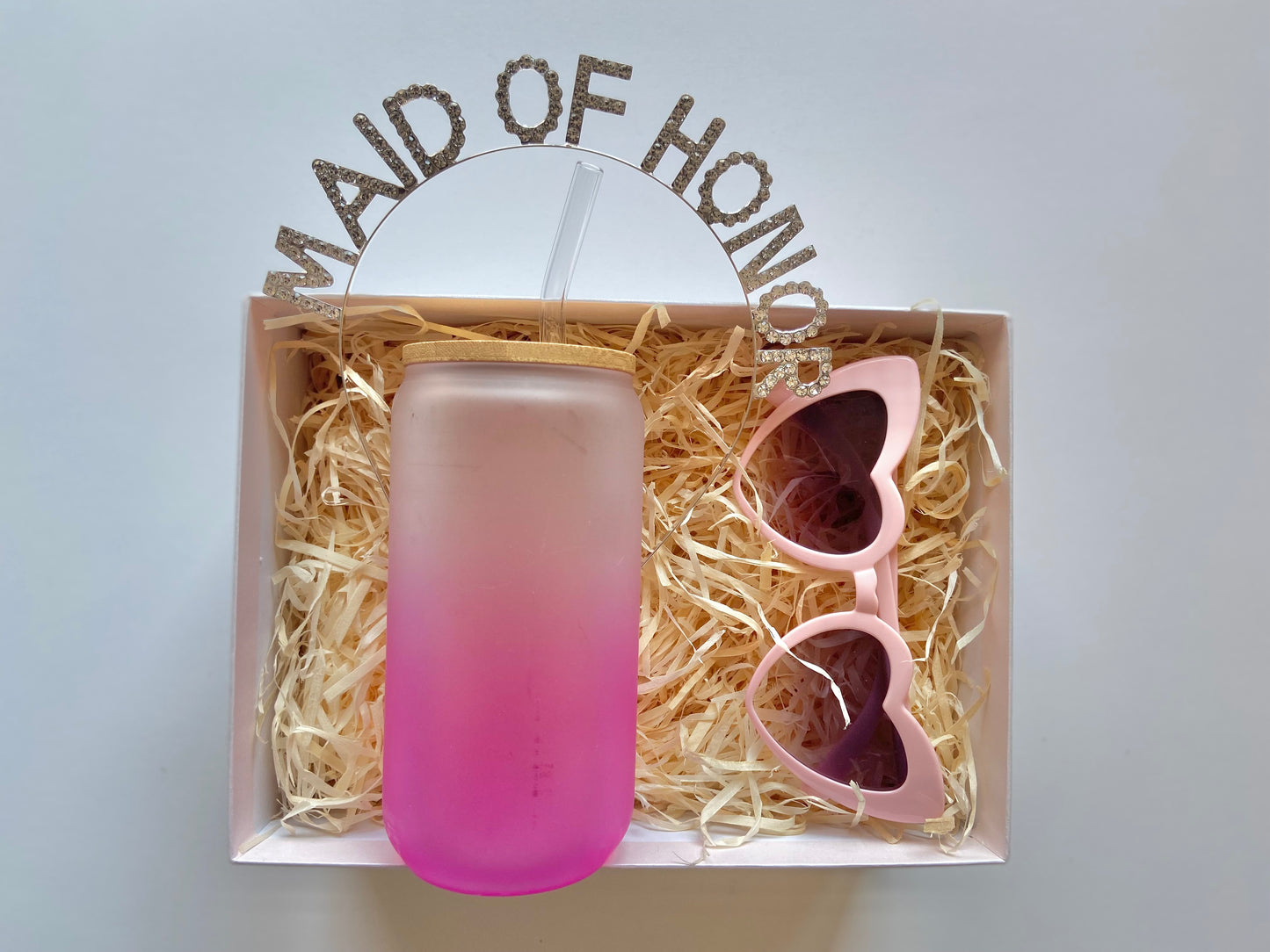 Made Of Honor Proposal - Tiara with sippy cup box